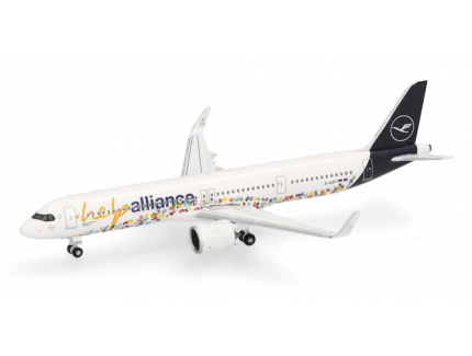 Lufthansa Airbus A321neo Help Alliance D-AIEP HERPA 1/500