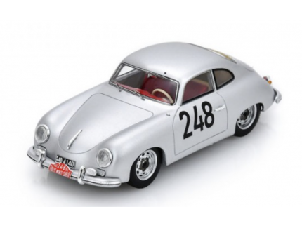 PORSCHE 356 1500 N°248 Rallye Monte Carlo 1955 SPARK 1/43