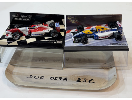 DUO F1 MINICHAMPS 1/43