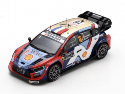 HYUNDAI i20N Rally1 N°16 3ème Rallye Monte Carlo 2025 spark 1/43
