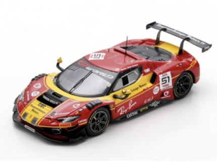 FERRARI 296 GT3 N°51 AF Corse - Francorchamps Motors 3ème 24H Spa 2025 looksmart 1/43