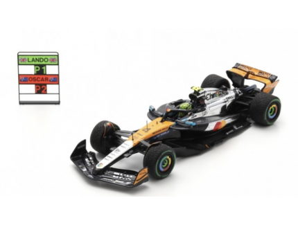 MCLAREN MCL39 N°4 McLaren Formula 1 Team Vainqueur GP GB 2025 + Pit board spark 1/43