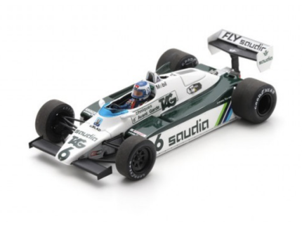 WILLIAMS FW08 N°6 Vainqueur GP Suisse 1982 Keke Rosberg spark 1/43
