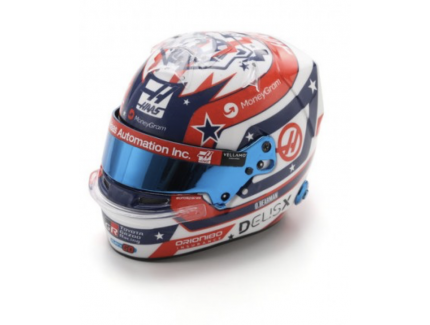 CASQUE Ollie Bearman MoneyGram Haas F1 Team GP US 2025 spark 1/5