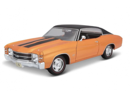 CHEVROLET CHEVELLE SS 454 SPORT ORANGE MAISTO 1/18