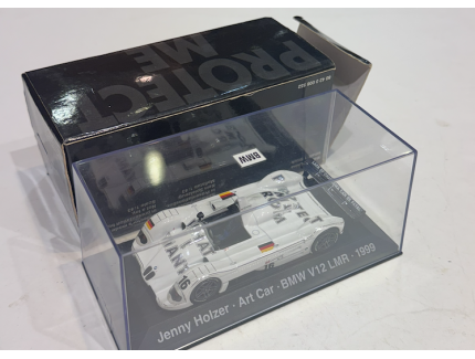 BMW V12 LMR 1999 JENNY HOLZER ART CAR MINICHAMPS 1/43