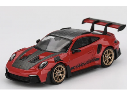 Porsche 911 (992) GT3 RS Weissach Pkg Guards Red (RHD)  MINI GT 1:64