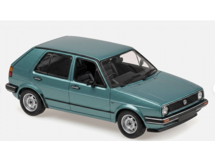 Volkswagen Golf II (4-Door) Turquoise 1985 MINICHAMPS 1:43