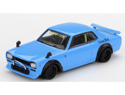 Nissan LB Works HAKOSUKA bleu MINI GT 1/64
