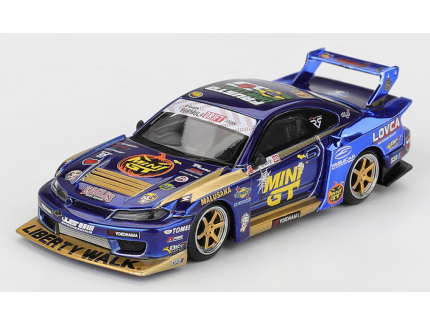 Nissan LB-Super Silhouette S15 SILVIA #555 Team MINI GT Liberty Walk 2025 Formula Drift Halloween Special 1/64