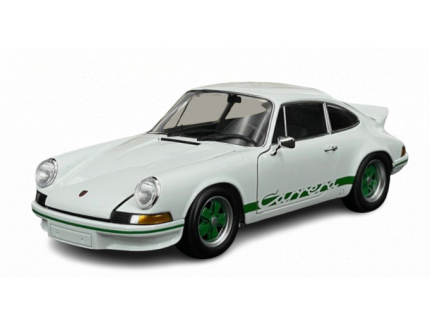 Porsche 911 Carrera RS 2.7 1972 Blanc / Bandes Vertes Minichamps 1/18