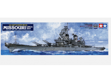 U.S. Battleship BB-63 Missouri (CIRCA 1991) TAMIYA 1/350