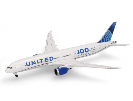 United Airlines Boeing 787-9 Dreamliner "100 Years" – N61101 HERPA 1/500