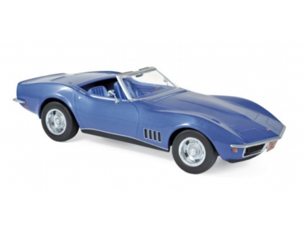 CHEVROLET CORVETTE 1969 BLUE NOREV 1/18