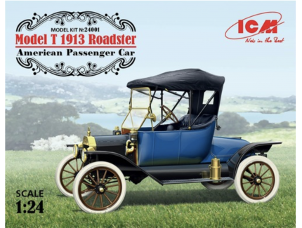 Model T 1913 Roadster, American Passenger Car ICM 1/24