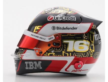 Casque Charles Leclerc Ferrari F1 Abu Dhabi 2025 Looksmart 1/5
