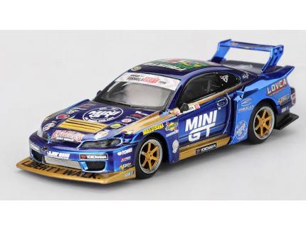 Nissan Silvia (S15) LB-Super Silhouette #555 - 2025 Formula Drift - MINIGT 1/64