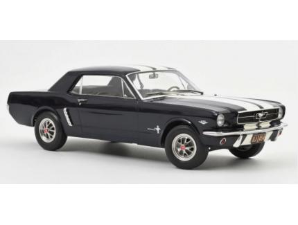 Ford Mustang Coupé 1966 Bleu Brume Nocturne métallisé - NOREV 1/18
