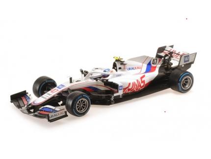 HAAS F1 TEAM VF-21 MICK SCHUMACHER BELGIAN GP 2021 MINICHAMPS 1/18°