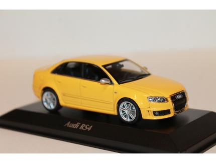 AUDI RS4 2004 YELLOW MAXICHAMPS 1/43°