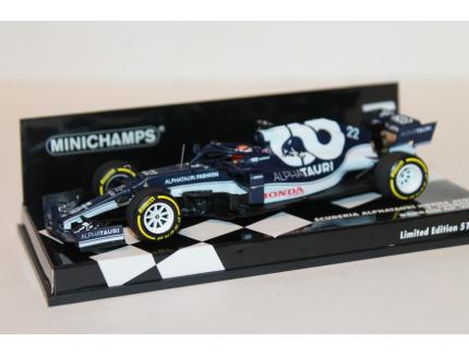 ALPHATAURI AT02 TSUNODA N°22 BAHRAIN GP 2021 MINICHAMPS 1/43°