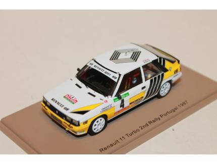 RENAULT 11 TURBO 2ND RALLY PORTUGAL 1987 SPARK 1/43°