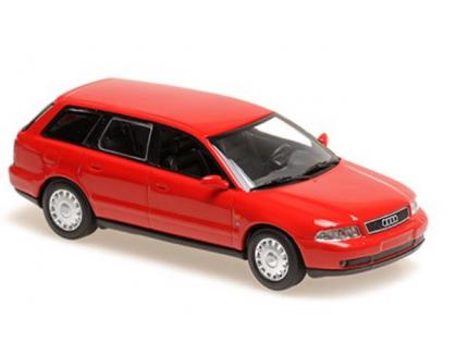 AUDI A4 AVANT 1995 RED MINICHAMPS 1/43