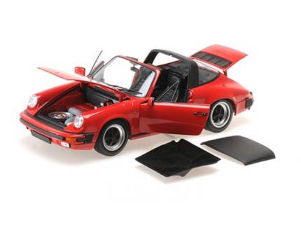PORSCHE 911 CARRERA TARGA 3.2 RED 1983 MINICHAMPS 1/18