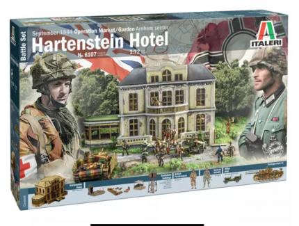 MODEL KIT HARTENSTEIN HOTEL ITALERI 1/72°