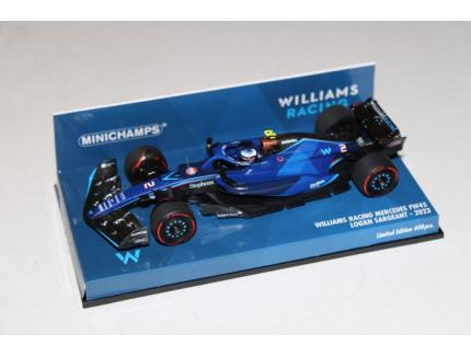 WILLIAMS RACING MERCEDES FW45 LOGAN SARGEANT 2023 MINICHAMP 1/43°