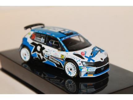 SKODA FABIA RALLY2 EVO N°34 RALLY CROATIA 2021 IXO 1/43°