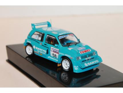 MG METRO GR4 N°58 RAC RALLY 1986 IXO 1/43°