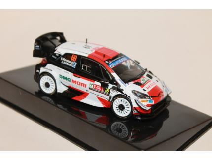 TOYOTA YARIS WRC N°69 2nd RALLY YPRES 2021 IXO 1/43°