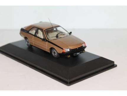 RENAULT FUEGO GTX 1985 METAL GOLD ODEON 1/43°