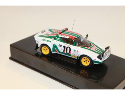 LANCIA STRATOS #10 S.MUNARI-S.MAIGA WINNER RALLYE MONTE-CARLO 1976 IXO 1/43°