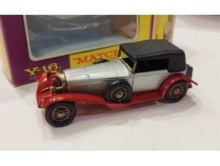 MERCEDES-BENZ SS COUPE GRIS 1928 MATCHBOX 1/43°