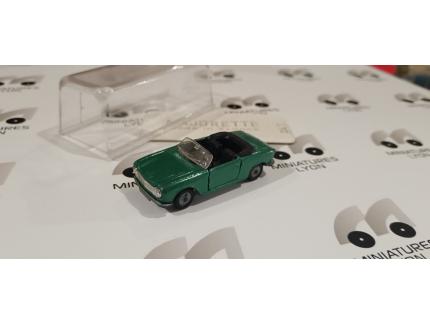 PEUGEOT 204 CABRIOLET GREEN MAJORETTE 1/64