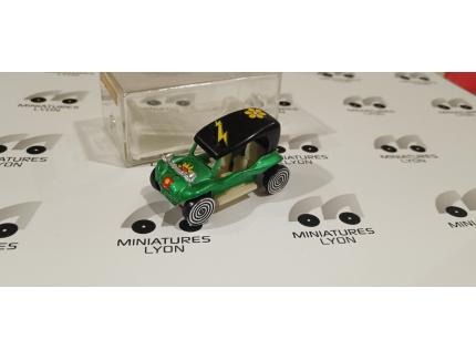 DUNE BUGGY VERT ROUES SPIRALE MAJORETTE 1/64