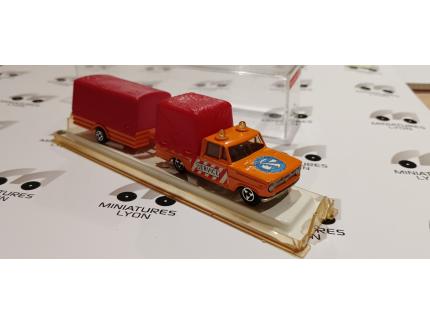 DODGE SERVICE EQUIPEMENT + REMORQUE MAJORETTE 1/64