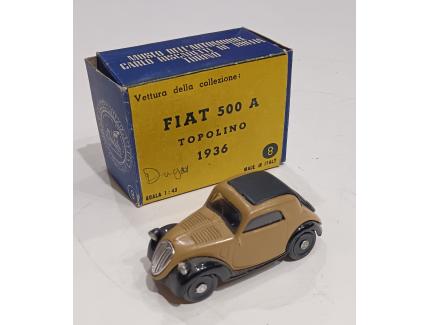 FIAT 500 A TOPOLINO 1936 MUSÉE DE L'AUTOMOBILE TURIN DUGU 1/43