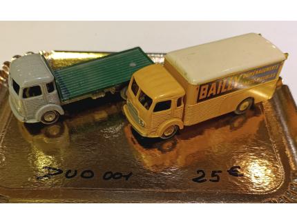 Duo camions Simca Dinky 1/43