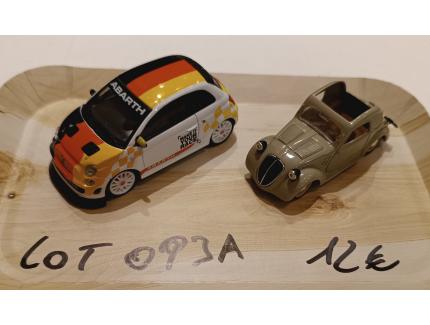 LOT fiat 500 1/43