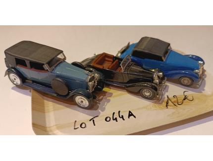 LOT âge d'or Solido 1/43