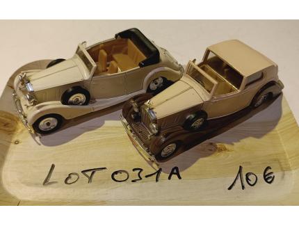 DUO âge d'or Solido 1/43