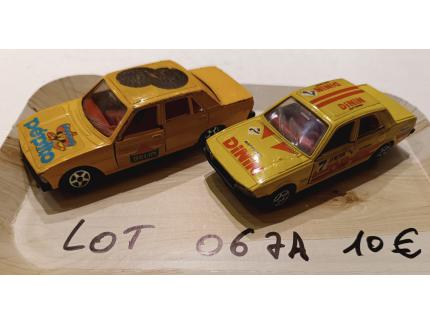 LOT publicitaire Peugeot 1/43