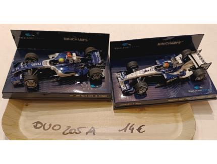 Duo F1 Williams Minichamps 1/43