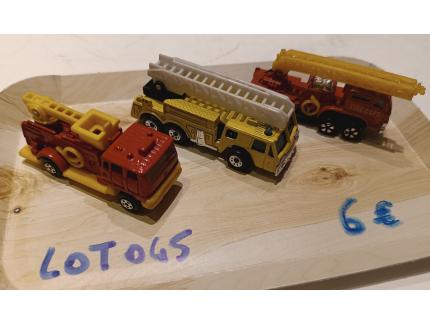 LOT pompiers 1/64