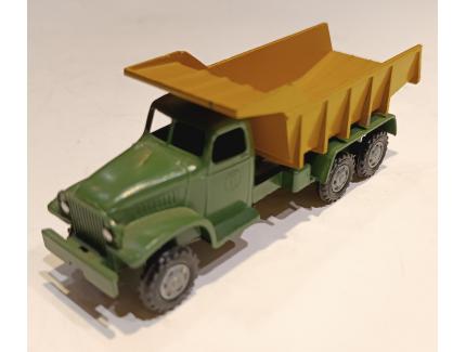 GMC benne vert et jaune France Jouet 1/43