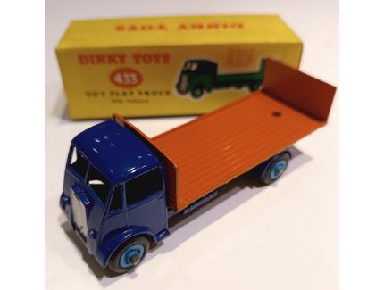 Guy flat truck bleu Dinky 1/43