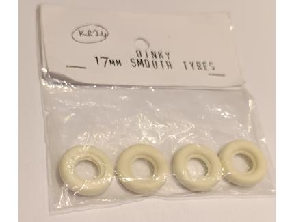 Pneus (x4) blancs Dinky